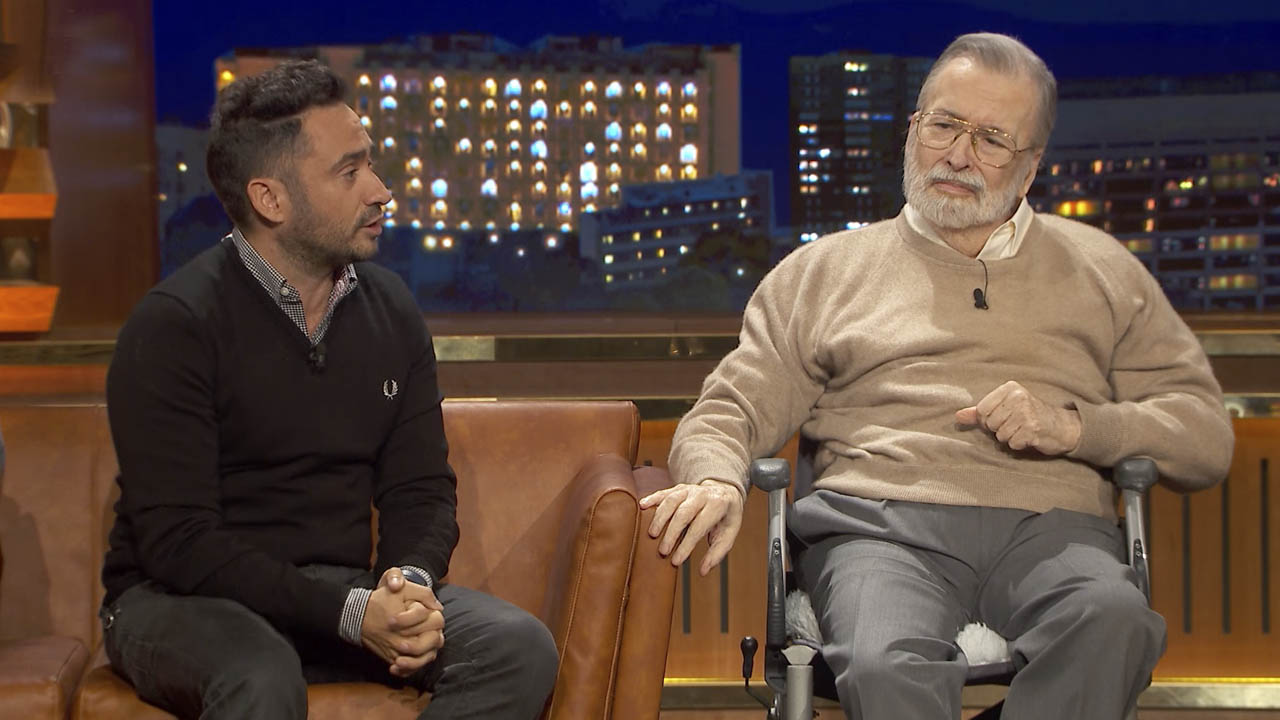 Chicho Ibáñez Serrador y Juan Antonio Bayona